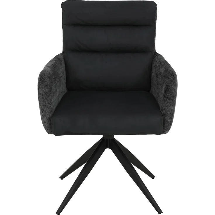 2er Set Sesselstuhl Leandra, XL Sitzbreite - Anthrazit – Bild 4