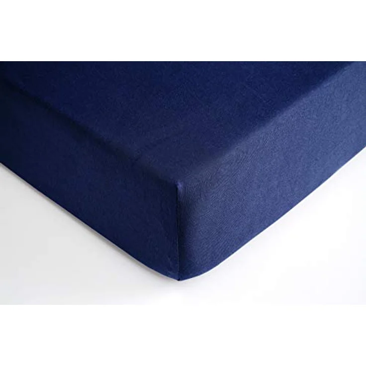 Hometex Premium Textiles Spannbettlaken für Topper bis 10cm Steghöhe, Jersey, Gummizug: Rundumgummizug, ideal für Boxspringbett Topper, 100% reine Baumwolle – Bild 5
