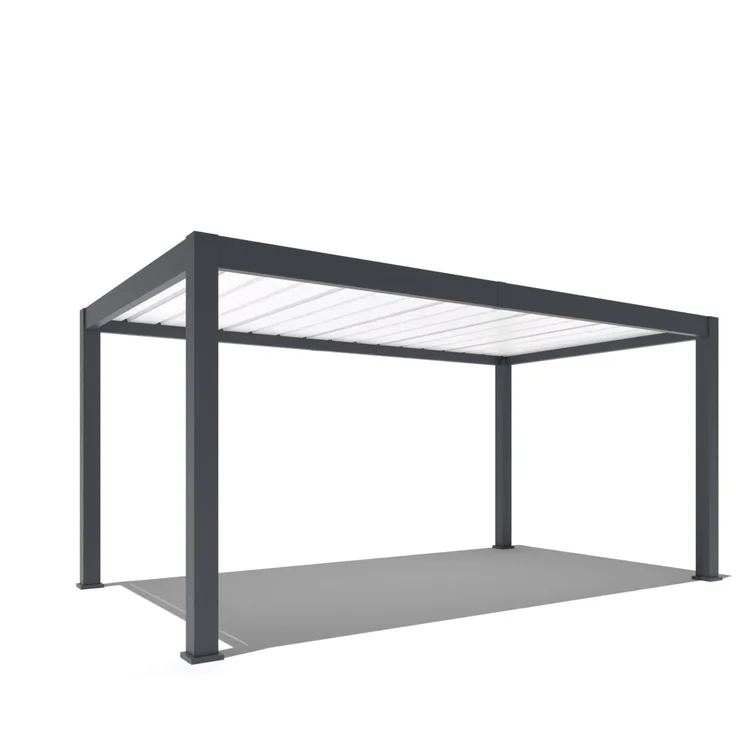 Weide Carport aus Aluminium | 3 x 5,3 M | Garage anthrazit | Autoüberdachung – Bild 1