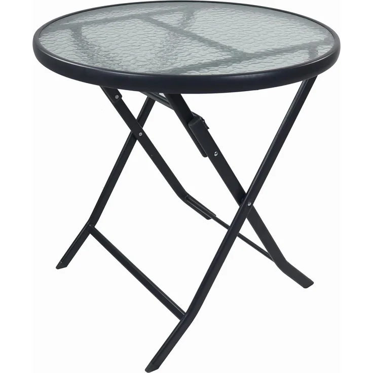 VCM Gartentisch Sonlas 920589 Anthrazit H. 70 x B. 70 x T. 70 cm – Bild 4