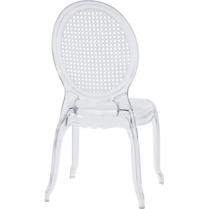 hjh LIVING 4-Fußstuhl CRISTALIO Stuhl Kunststoff ohne Armlehnen 4 St, CRISTALIO – Bild 3