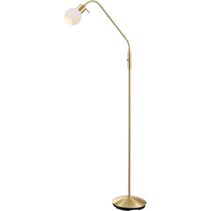 Lindby Stehlampe Elaina, Metall, Gold / Messing IP20, 1 x 10 W LED