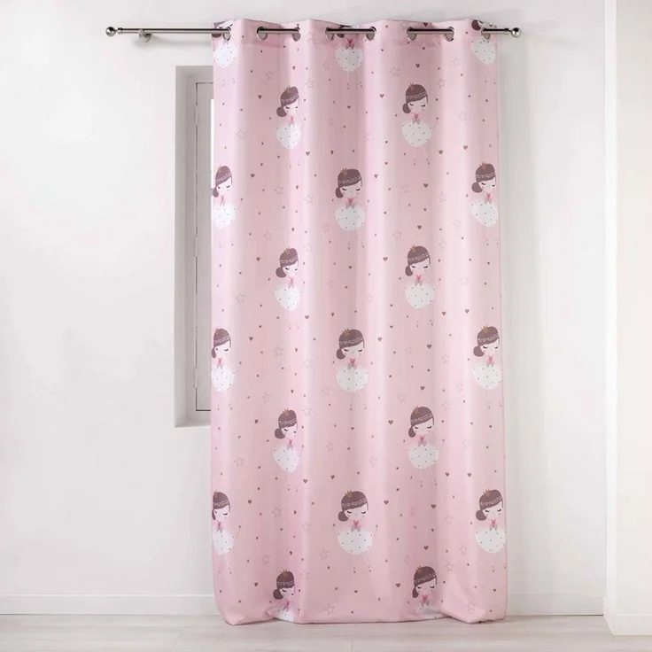 Kindervorhang mit Ösen PETITE PRINCESSE, 140x260 cm – Bild 1