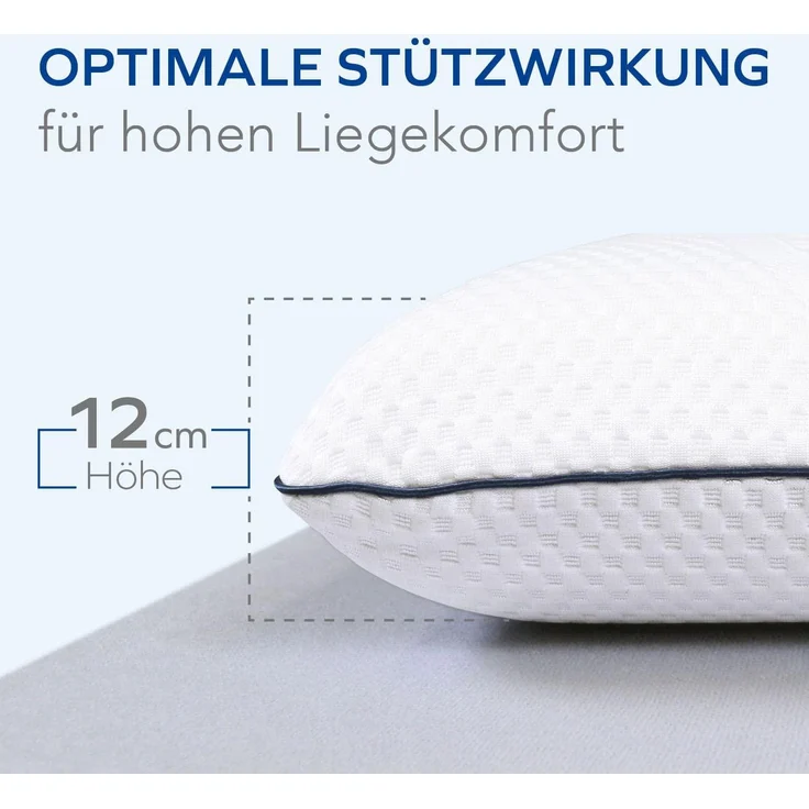 MLILY Nackenkissen »Cooling Gel«, 60x40 cm, mit Wendefunktion: Sommer- und Winterseite – Bild 5