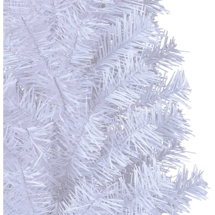 vidaXL Künstlicher Weihnachtsbaum mit Dicken Zweigen Weiß 210 cm PVC 321040 – Bild 3