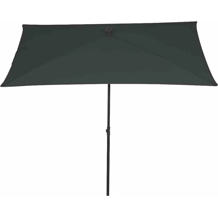 City Mittelstockschirm anthrazit/grau 140x210cm – Bild 3