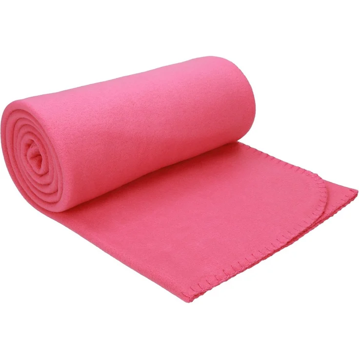 Wohndecke Luxus Fleecedecke Kuscheldecke Größe 130x170 cm Farbe Fuchsia, Betz, 180 g/m² – Bild 1