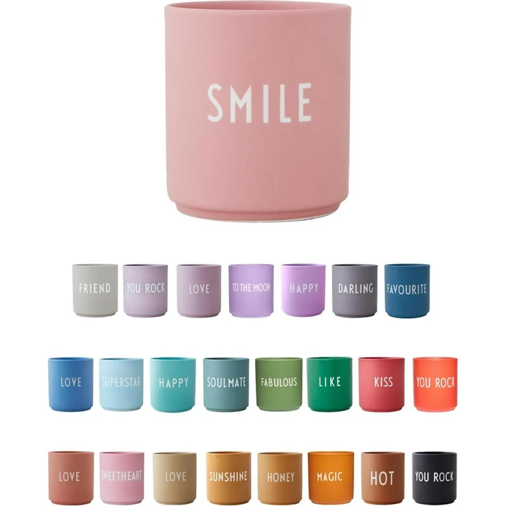 Design Letters Becher Favourite Cup Smile Rose 10101002ROSESMILE – Bild 1