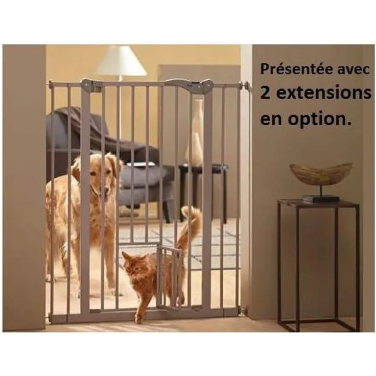 Savic Dogdoor with lattice 107 CM Grey/small opening