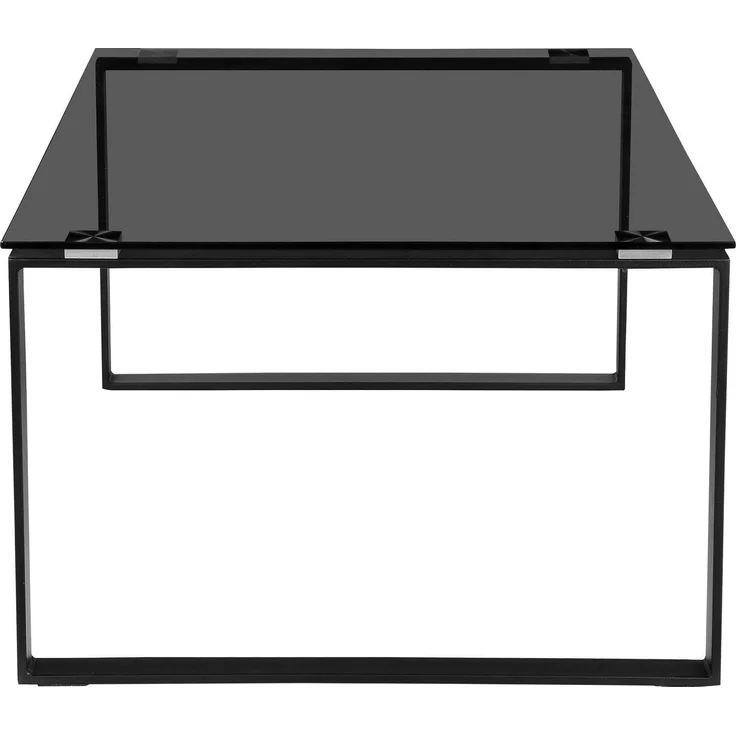 Places of Style Couchtisch Simsbury, Tischplatte aus gehärtetem Glas 0,8 cm, Gestell aus Metall, Höhe 45 cm – Bild 3