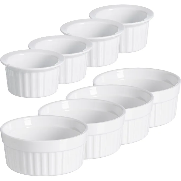 Ritzenhoff & Breker Bianco Auflaufformen-Set rund 8-teilig