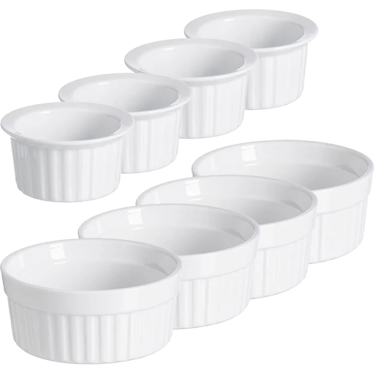 Ritzenhoff & Breker Bianco Auflaufformen-Set rund 8-teilig – Bild 1