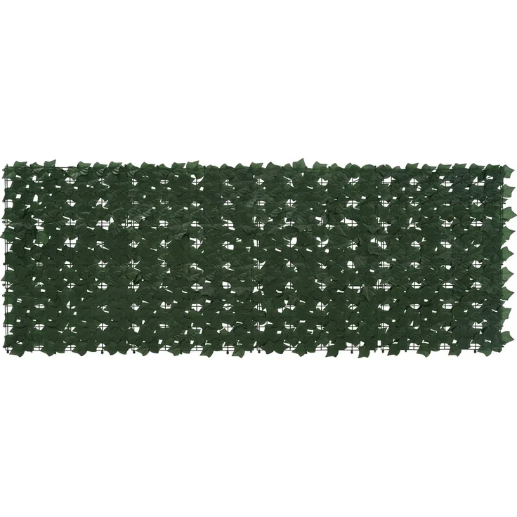 vidaXL Balkonsichtschutz mit Blättern Dunkelgrün 200 x 75 cm 42040622 – Bild 1