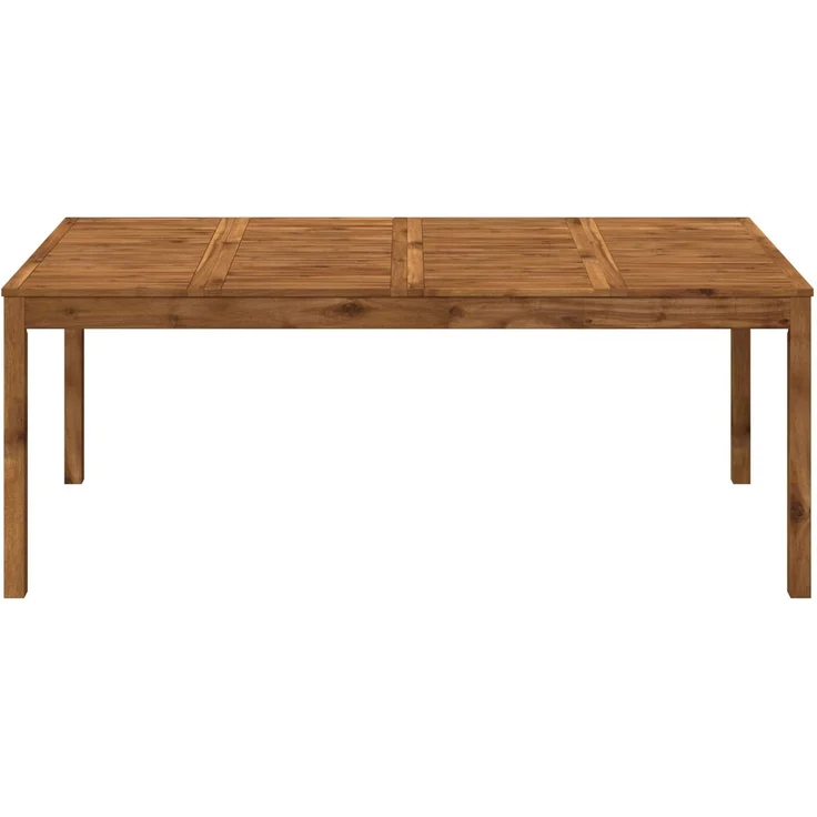 vidaXL Gartentisch LAREN Natur 196 x 100,5 x 75 cm Massivholz Akazie 901254 – Bild 3