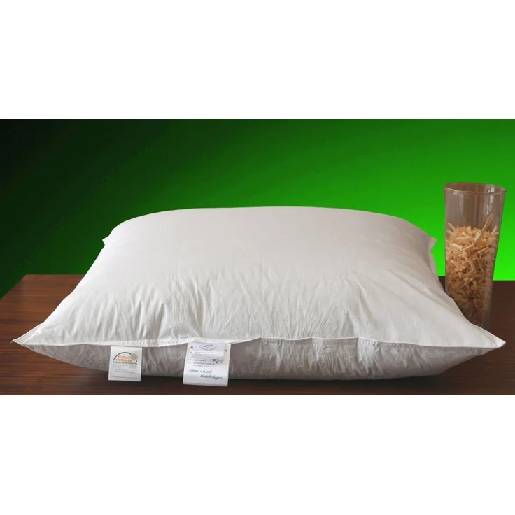 Betten Hofmann Aroma Zirbenkissen 3-Kammer-Kissen Kopfkissen Luxuskissen mit Daunenhülle 70x90 – Bild 2
