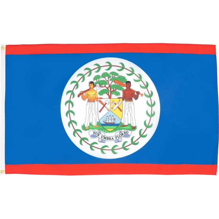 AZ FLAG - Flagge Belize - 150x90 cm - Belize Fahne 90x150 Cm Feiner Polyester - Flaggen