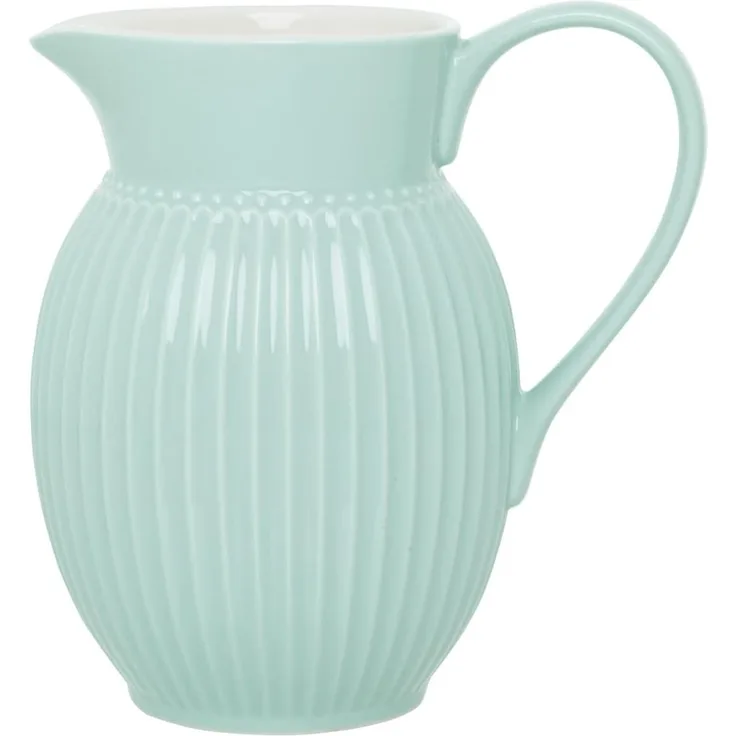 Greengate Krug Alice Cool Mint Steingut 1L