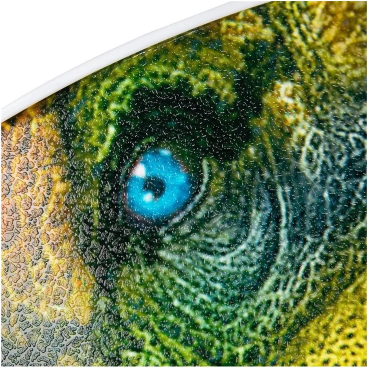 Idena Papierkorb Dinosaurier Motiv, 9 Liter, Kunststoff, Mülleimer für Kinderzimmer, Grün – Bild 3