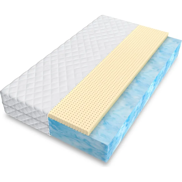 Matratze 80x200 TINOS H2 H3 NAWAPUR Energie Schaumstoff LATEX Kaltschaum 18 cm