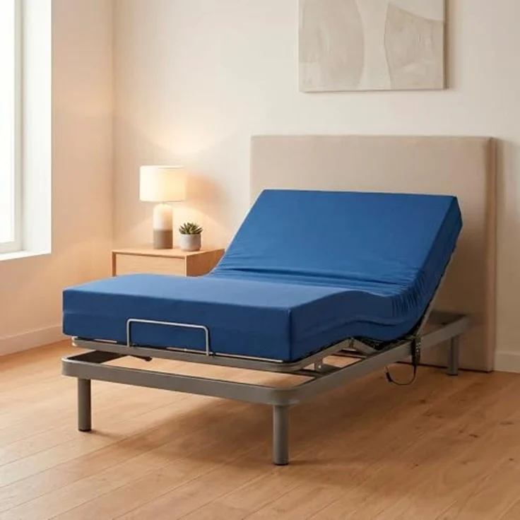 Duérmete Online Gesundheitsmatratze, hohe Widerstandsfähigkeit, schwer entflammbar, wasserdicht, hygienisch und langlebig, 105 x 190 cm – Bild 2
