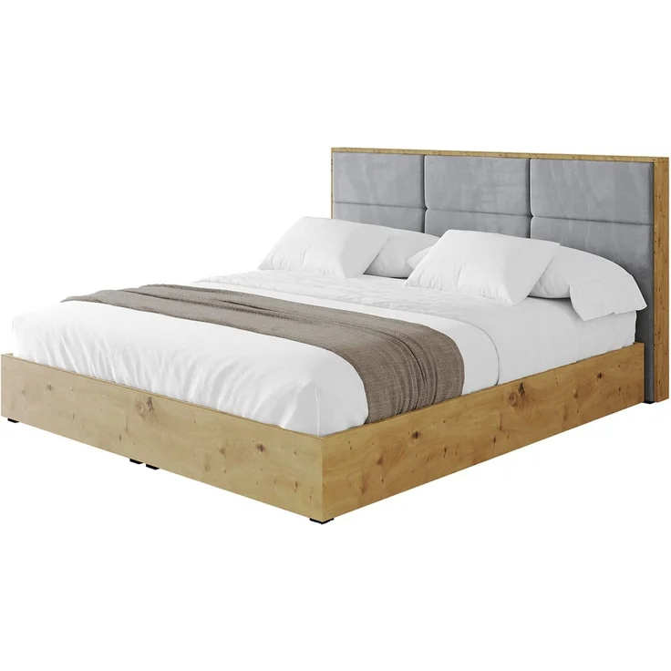 ALTDECOR Polsterbett ENZO1 (Polsterbett mit Bettkasten und Lattenrost, Boxbett mit Matratze), Doppelbett mit Stauraum, Bett mit Kopfteil – Bild 2