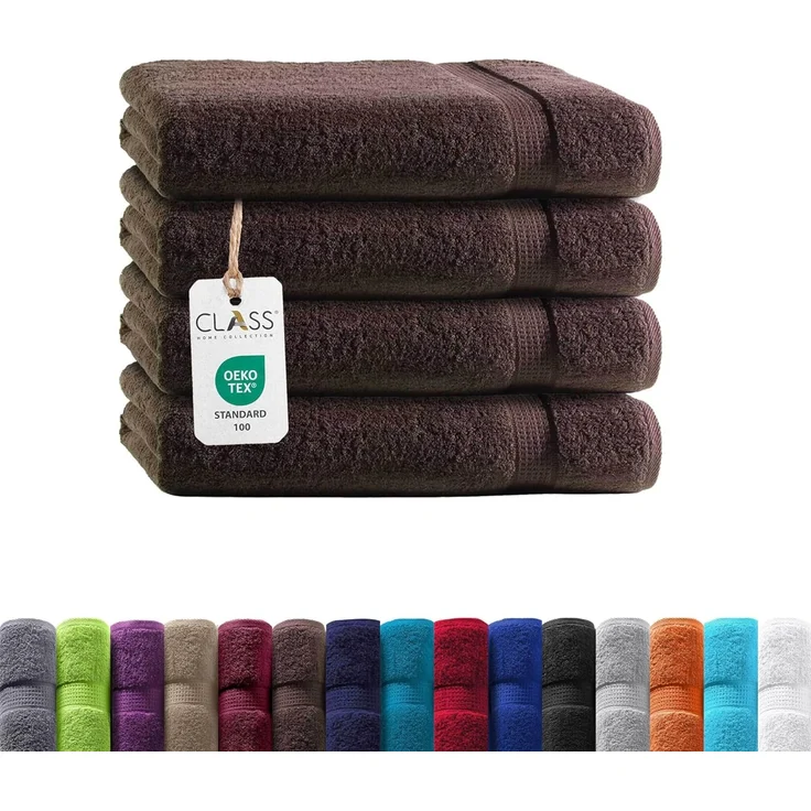 TRENDBUY24 Handtuch Set Handtücher Duschtücher Gästetücher Baumwolle Frottee Premium 4er Set, 100% Baumwolle (4-St), Duschtuch – Bild 1