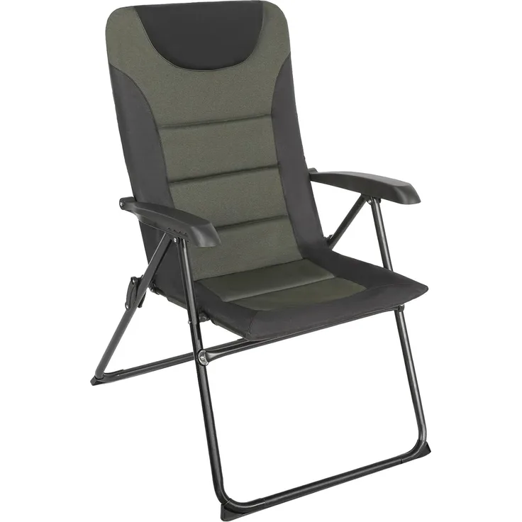 HOMECALL Campingstuhl Gartenstuhl Anglerstuhl Faltsessel Klappstuhl für Wohnwagen Outdoors, 5 fach Verstellbarer Rückenlehne, Hochlehner, Gepolsterter, bis 150kg