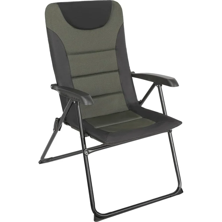 HOMECALL Campingstuhl Gartenstuhl Anglerstuhl Faltsessel Klappstuhl für Wohnwagen Outdoors, 5 fach Verstellbarer Rückenlehne, Hochlehner, Gepolsterter, bis 150kg