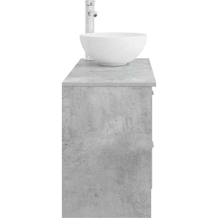 vidaXL Badezimmerschrank-Set 2 stk. Betongrau 79,5 x 35 x 80 cm 3403867 – Bild 5