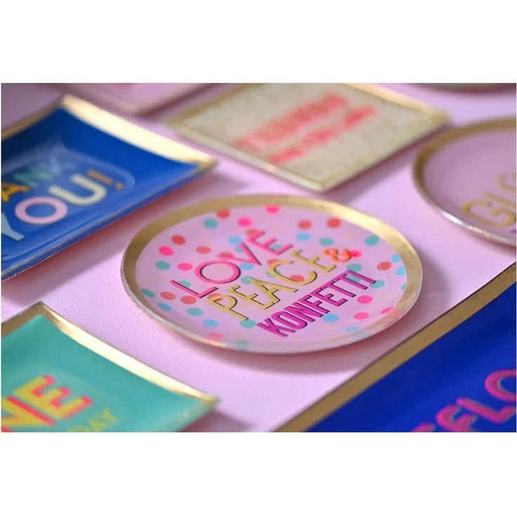 Giftcompany Servierschale Glasteller Love Plates Champagner Flaschen (13cm) – Bild 3