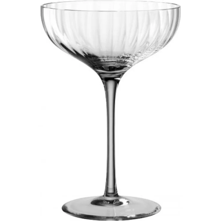 Leonardo Champagnerschale Poesia, Sektschale, Champagnerglas, Champagner Schale, Glas, Kristallglas, Grau, 260 ml, 022385