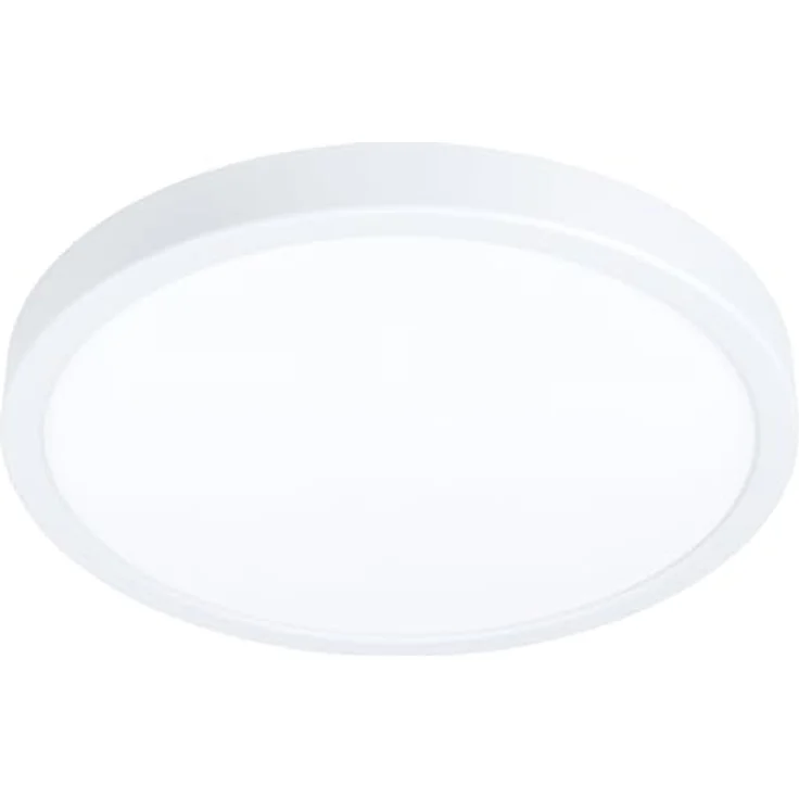 EGLO LED Deckenleuchte Fueva 6, runde Aufbaulampe, Kunststoff in Weiß, Lichtfarbe warmweiß-kaltweiß, ⌀ 28 cm, 14,2 Watt – Bild 1
