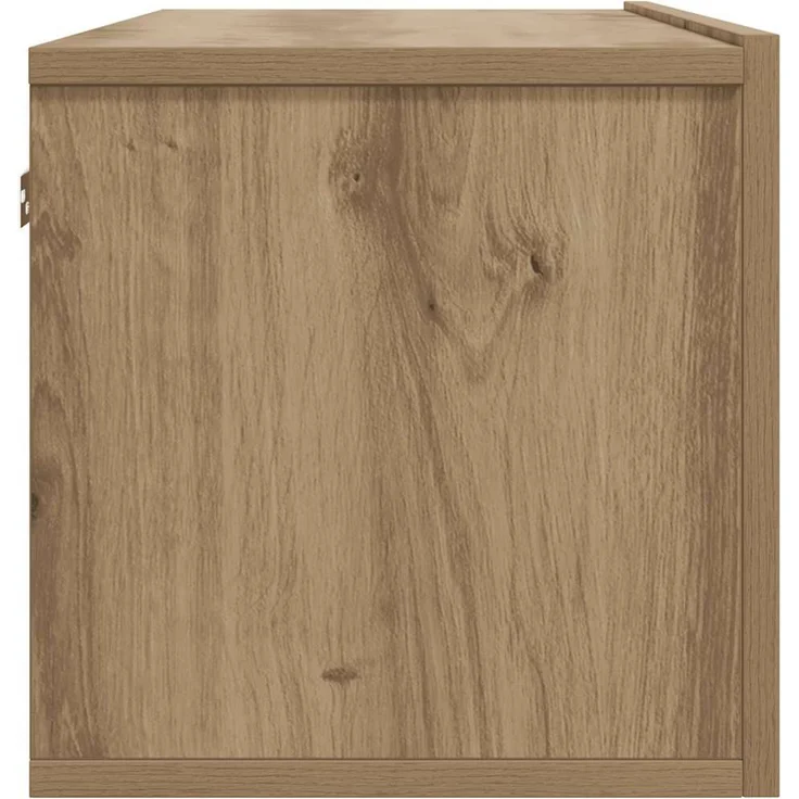 TV-Wandschrank, TV-Hängeboard Fernsehschrank Artisan-Eiche 80 x 30 x 30 cm Holzwerkstoff – Bild 6