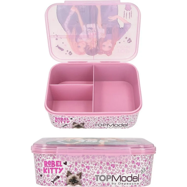 Depesche Brottasche DEPESCHE TOPModel Brotdose REBEL KITTY – Bild 3