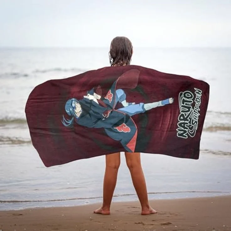 Naruto Handtuch Badehandtuch Strandtuch 70x140 cm aus Polyester – Bild 6