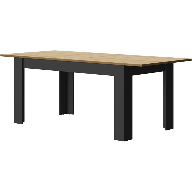 CaliCosy 'MANCHESTER' Rechteckiger, ausziehbarer Esstisch - 8 pers. - Dunkles Holz – Bild 6