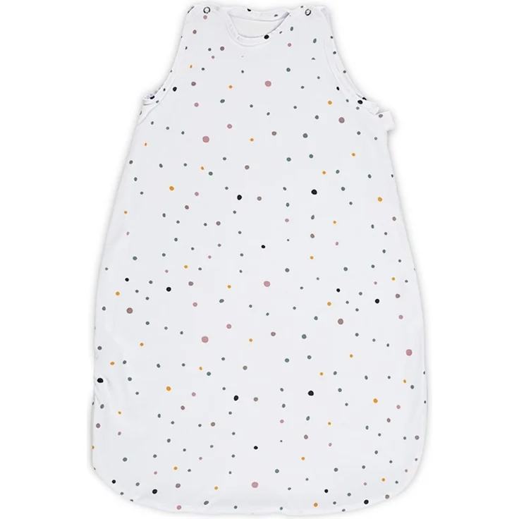 Lorelli Baby-Sommerschlafsack Summer, Länge 100 cm Breite 50 cm, 100% Baumwolle weiß gepunktet