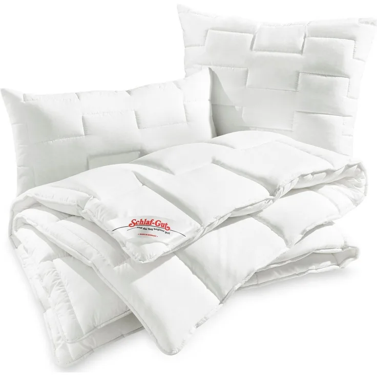 Schlaf-Gut Utah Baumwolle Microfaser Duo-Steppbett 155x220 cm