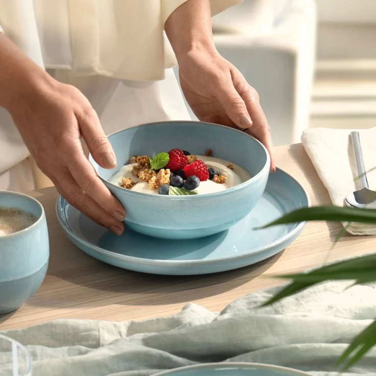 like. by Villeroy & Boch Perlemor Aqua Einsteiger-Set 8-teilig – Bild 2