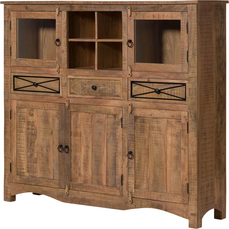 Highboard Akazie 160x40x140 natur versiegelt NATURE OF SPIRIT #339 – Bild 1