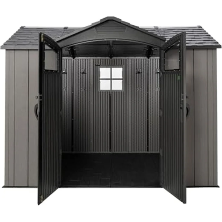 Lifetime Ohio | Kunststoff Gerätehaus mit Boden | Grau | 3x2 m – Bild 4