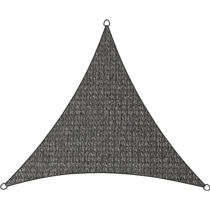 Livinoutdoor Livin'outdoor Shade Sail Iseo HDPE 5 x 5 x 5 m Gray