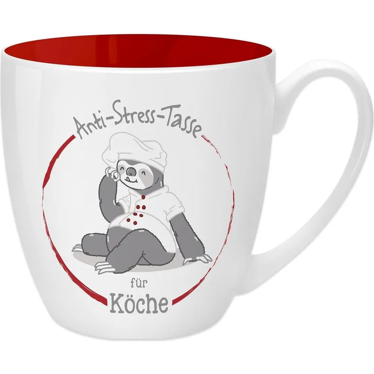 GRUSS & CO Anti-Stress-Tasse Motiv "Köche" | Tasse mit Spruch, 45 cl, New Bone China | Geschenk lustig | 45493