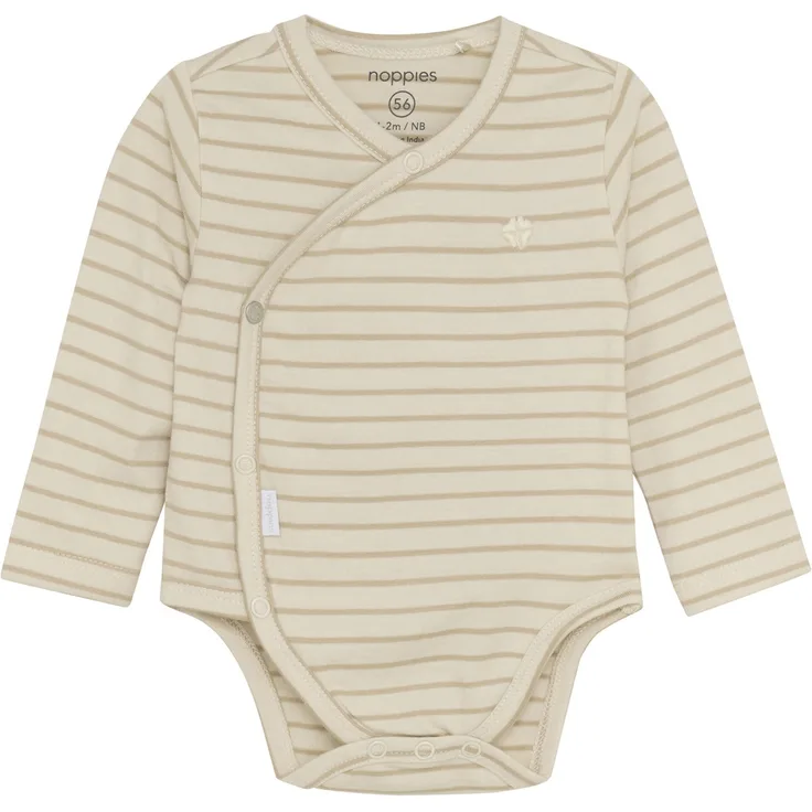 Noppies Navi Wickelbody - Stripe - Größe 44 - Offw