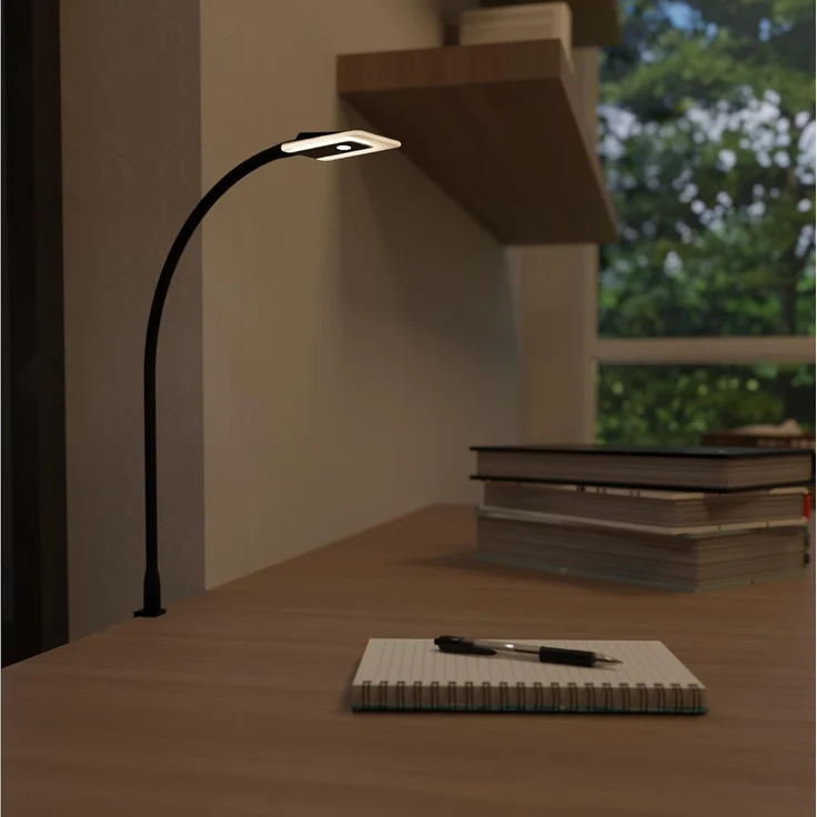 kalb Bettleuchte Diora Dual Bettleuchte Flexibel Leseleuchte Nachttischlampe, 1er Set schwarz, warmweiß und neutralweiß – Bild 8
