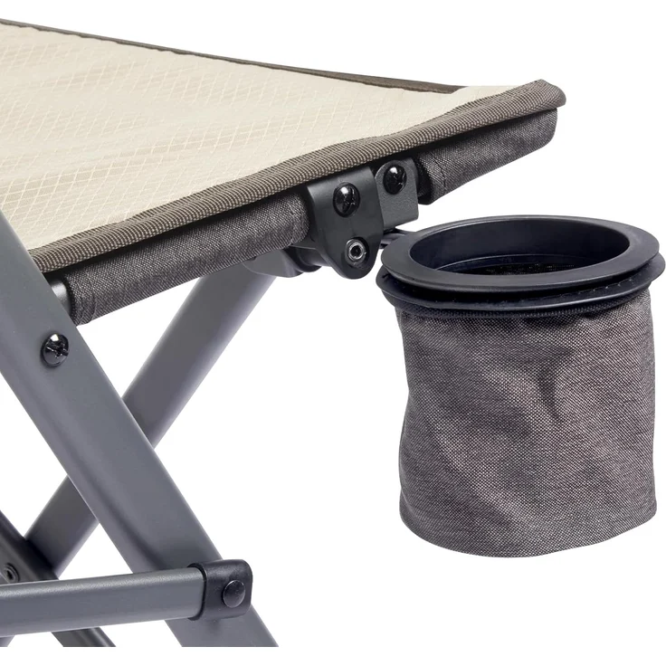 Uquip Campingstuhl Justy XL Faltstuhl Strandstuhl Klappstuhl Verstellbar 120 kg Boulder – Bild 8