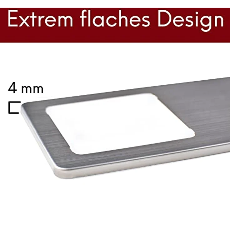 kalb LED Unterbauleuchte LED Unterbauleuchten Edelstahl gebürstet 5W - mit Touch-Dimmfunktion, 2er Set warmweiß, warmweiß – Bild 3