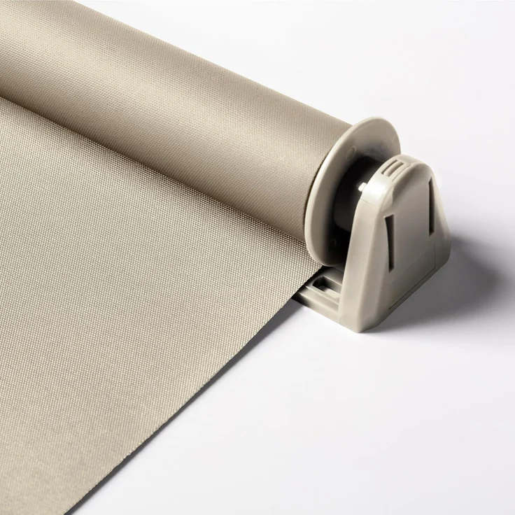 Verdunkelungsrollo Klemmfix ohne Bohren 75x210 cm Creme Verdunklungsrollo Fensterrollo Rollo Seitenzugrollo Klemmrollo für Fenster & Tür – Bild 3