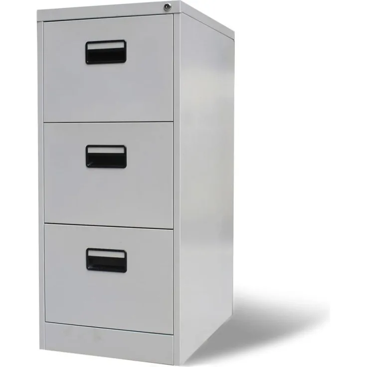 vidaXL Aktenschrank Hellgrau 46x62x102,5 cm Stahl 20123