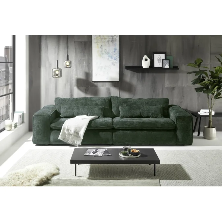 Big Sofa Venice Mikrofaser Eden optional mit Hocker – Ed Exciting Design